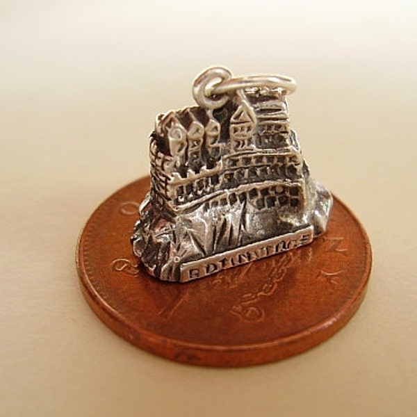 Sterling Silver Scotland Edinburgh Castle Charm