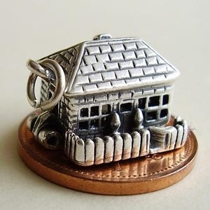 Sterling Silver Opening Cottage Charm