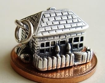 Sterling Silver Opening Cottage Charm