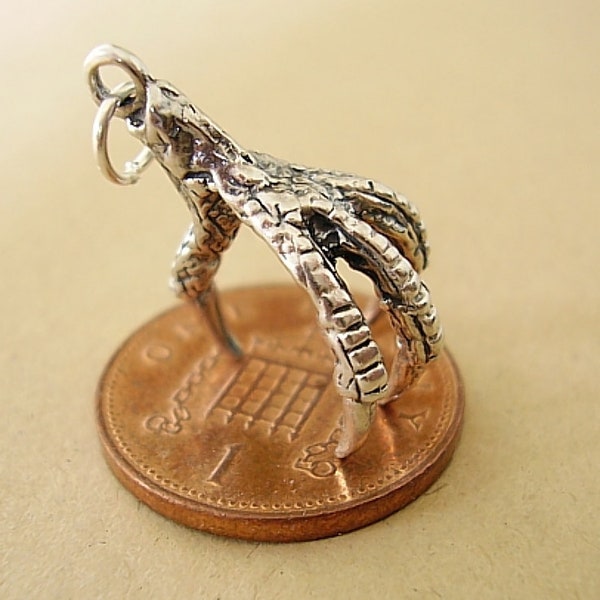 Sterling SIlver Bird Claw Talon Charm