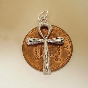 Sterlingzilveren Key Of Life Ankh-bedel