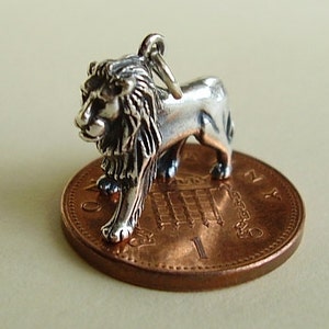 Sterling Silver Lion Charm