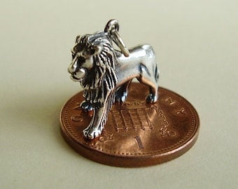 Sterling Silver Lion Charm