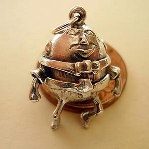 Sterling Silver Opening Humpty Dumpty - Soldier Charm Charms