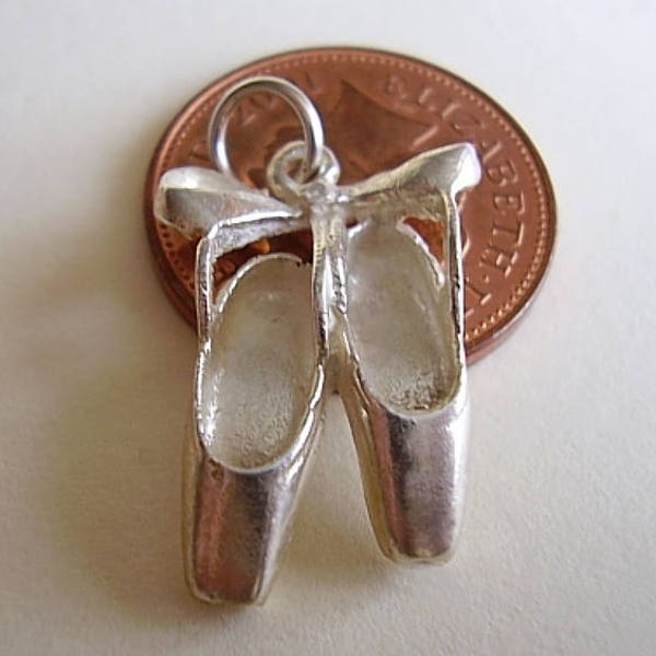 Ballet Shoe Charm Etsy