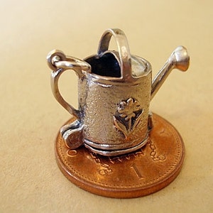 Sterling Silver Watering Can - Daffodil Opening Charm