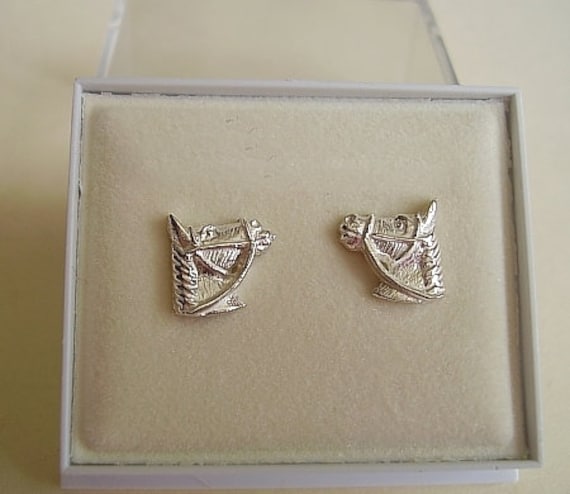 Orecchini A Forma Di Testa Di Cavallo In Argento Sterling 925 Nuovi Orecchini A Forma Di Testa Di Cavallo In Argento Sterling 925 Nuovi