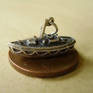 Sterling Silver Lifeboat Charm