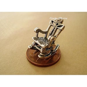 Rocking Chair Sterling Silver Charm