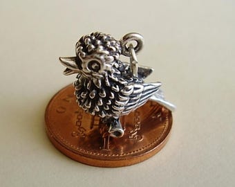 Sterling Silver Bird Charm