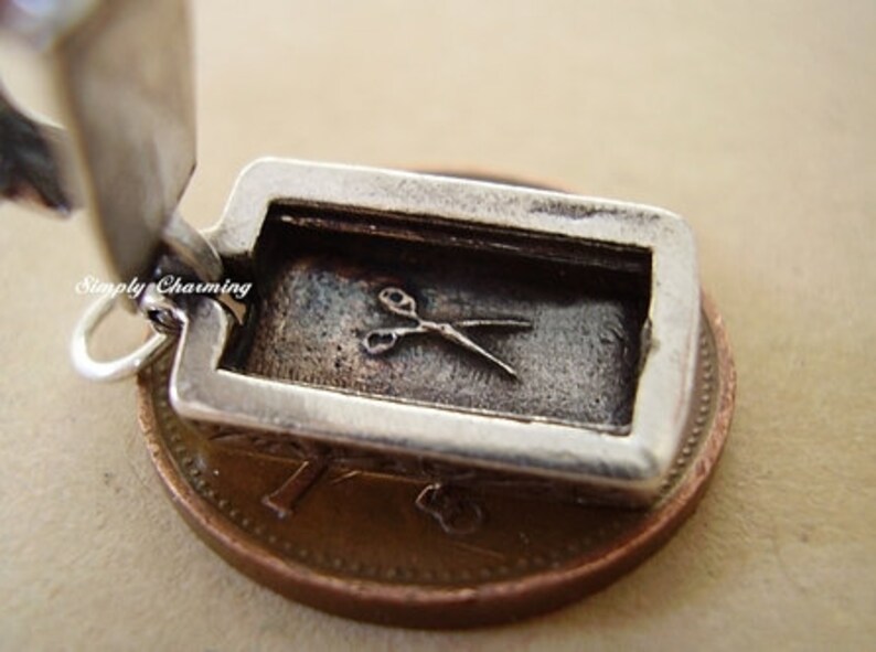 thumbnail image 2 of Small Sewing Machine Charm Necklace – Creative Journals UK 2 of 10