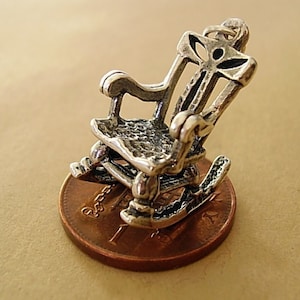 Sterling Silver Rocking Chair Charm