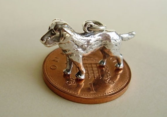 Dog Breed - Labrador Standing Charm Sterling Silver Dog Breed - Labrador Standing Charm Sterling Silver