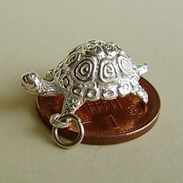Sterling Silver Tortoise Charm