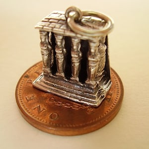 Sterling Silver PORCH of MAIDENS Greece Charm