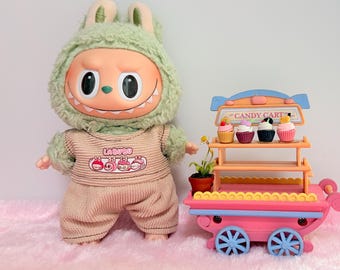 090 # Labubu Outfit  Macaron Ver.1