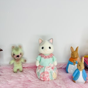 004 # Sylvanian, Sylvanian Family,Tenues sylvaniennes, Robe sylvestre