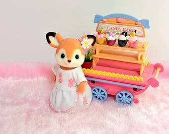 006 # Sylvanian Families Mom Outfit – Handgemaakte poppenkleertjes voor volwassenen, jurkenset Calico Critters