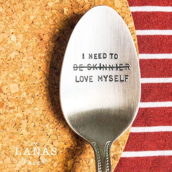 I Need To Love Myself || Spoon ||  Eating Disorder/Mental Illness Recovery Gift