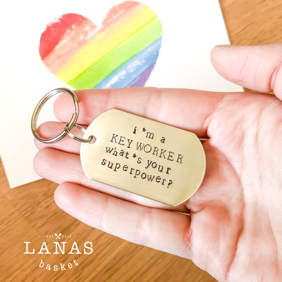 EOL Key Worker Superpower Key Ring Thank you | Etsy
