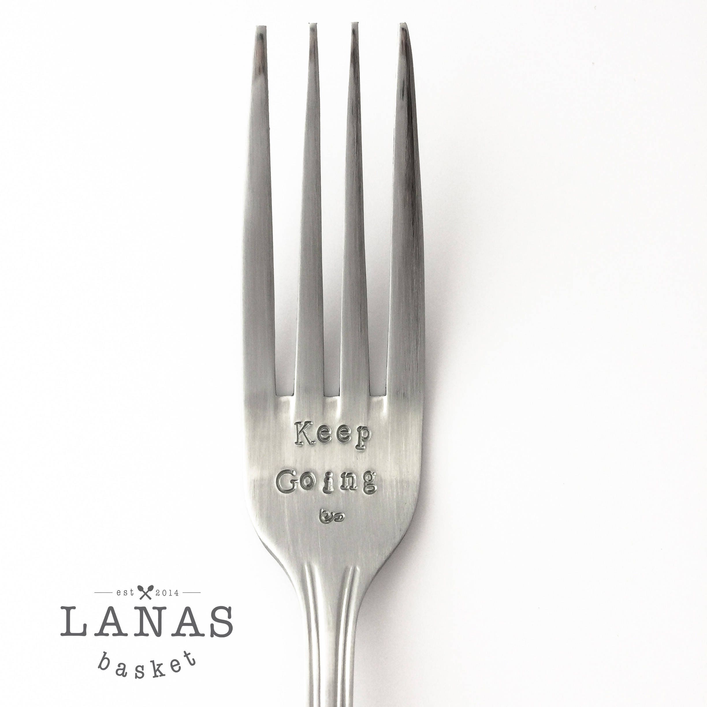 Keep Going Fork Eating Disorder/Mental Illness Recovery Etsy