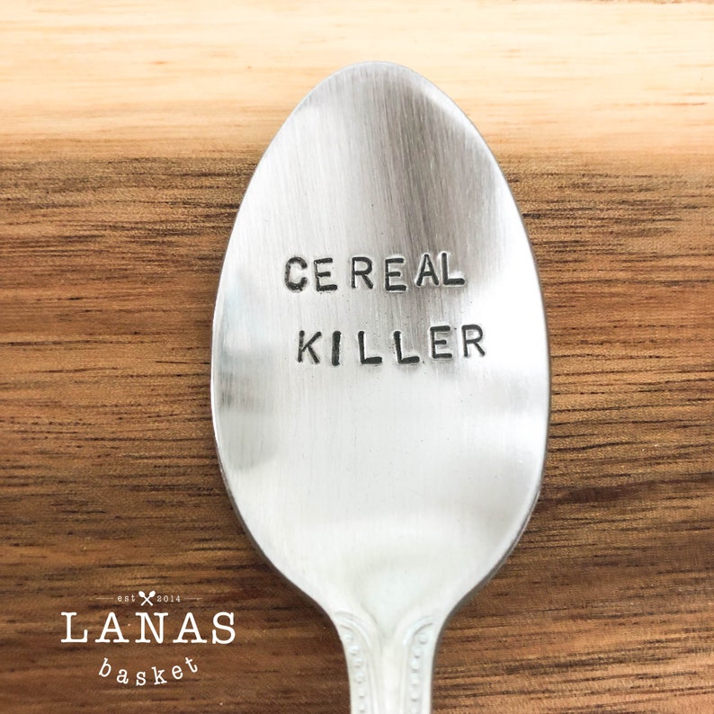 Cereal Killer Spoon Eating Disorder/mental Illness Etsy