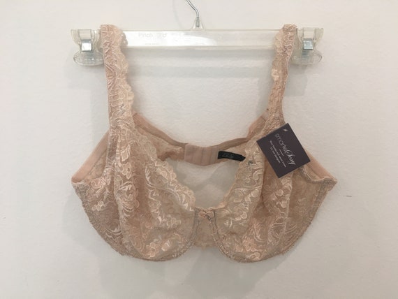 Smart & Sexy Underwire Lace Beige/nude Bra, Size 44DD NEW 