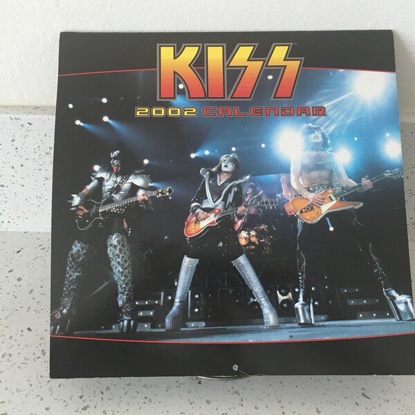Kiss Band Calendar Etsy