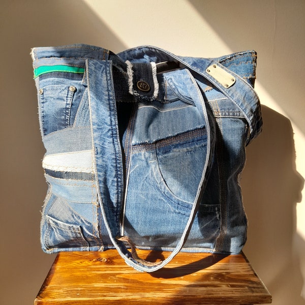 Blue Jeans Bag - Etsy