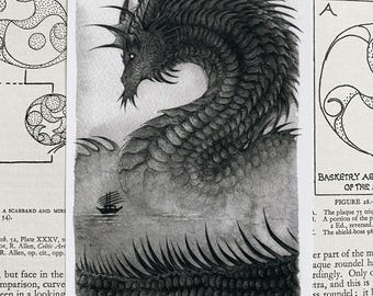 Lake Dragon Art Postcards