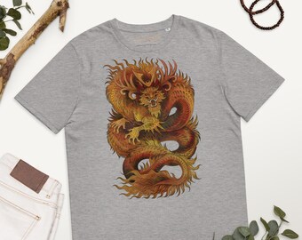 Warrior Dragon - Unisex organic cotton t-shirt