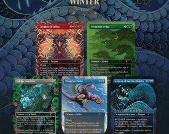 MTG Arabella Abandoned Doll Foil W/ Borders Signed #41 B&W Art - Etsy