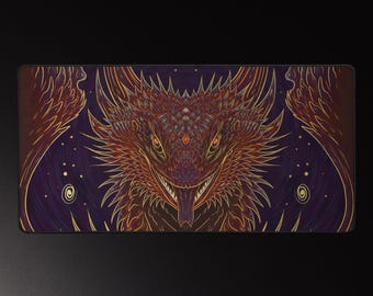 Alfombrilla de escritorio de dragón barbudo