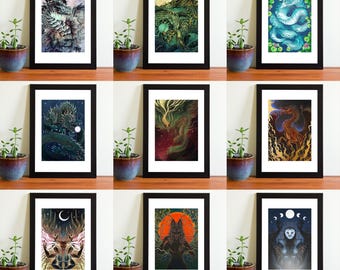 Medium Art Prints - A5