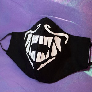 KDA Pop/Stars Akali Grafitti HTV Face Mask *Made to Order*