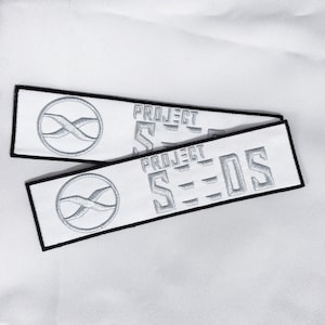 Trigun Vash the Stampede Project Seeds Embroidered Jacket Patches WHITE VERSION
