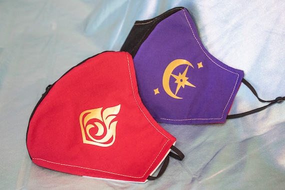 Genshin Impact Inspired HTV Face Masks *Made to Order*