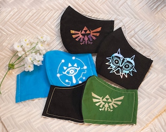 Legend of Zelda HTV Face Masks *Made to Order*