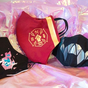 PROMARE Mad Burnish Burning Rescue HTV Face Masks *Made to Order*