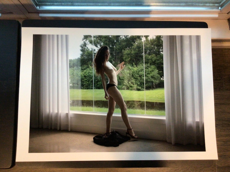 Fine Art Boudoir Print | Natural Light Figure Study | Movement Portrait Wall Art image 3