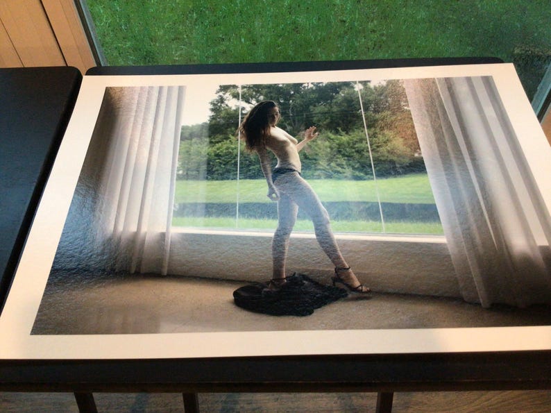 Fine Art Boudoir Print | Natural Light Figure Study | Movement Portrait Wall Art image 4