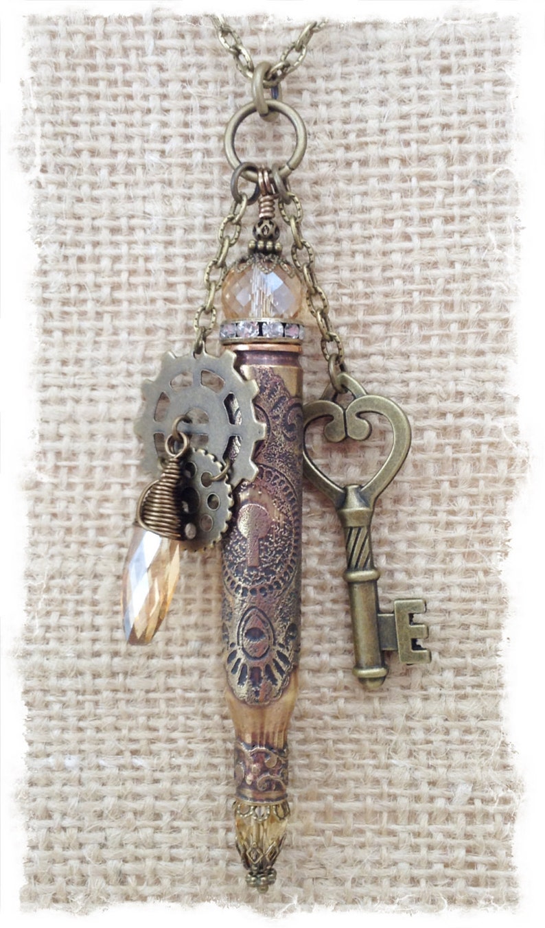 Bullet Necklace Shell Casing Necklace Bullet Jewelry Brass Etsy