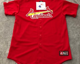 cardinals button up jersey