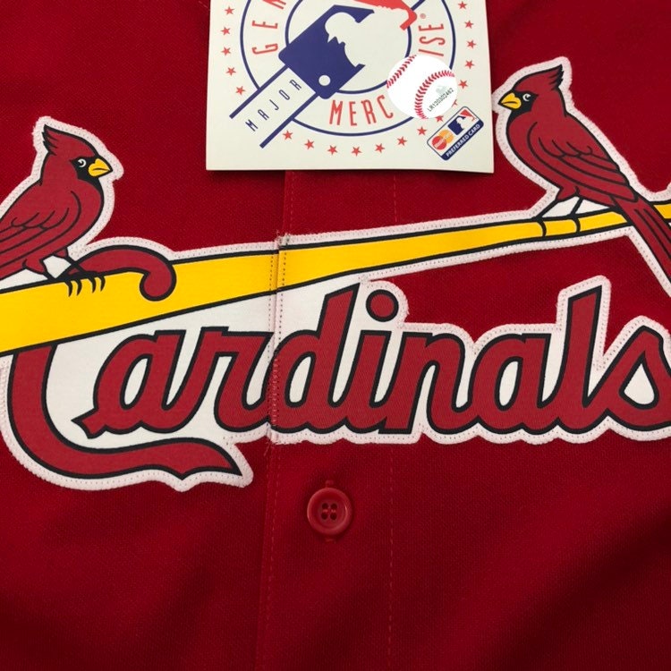 Vtg nwt St. Louis Cardinals youth xl jersey button up shirt Etsy