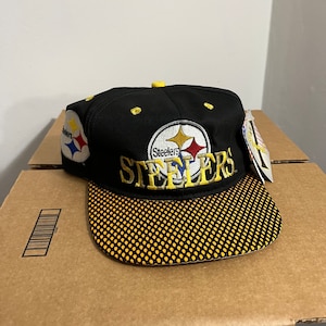 NWT vintage pittsburgh steelers snapback hat cap 90s NFL football Super Bowl