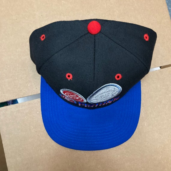 Vintage Detroit Pistons snapback hat basketball bad b… Gem
