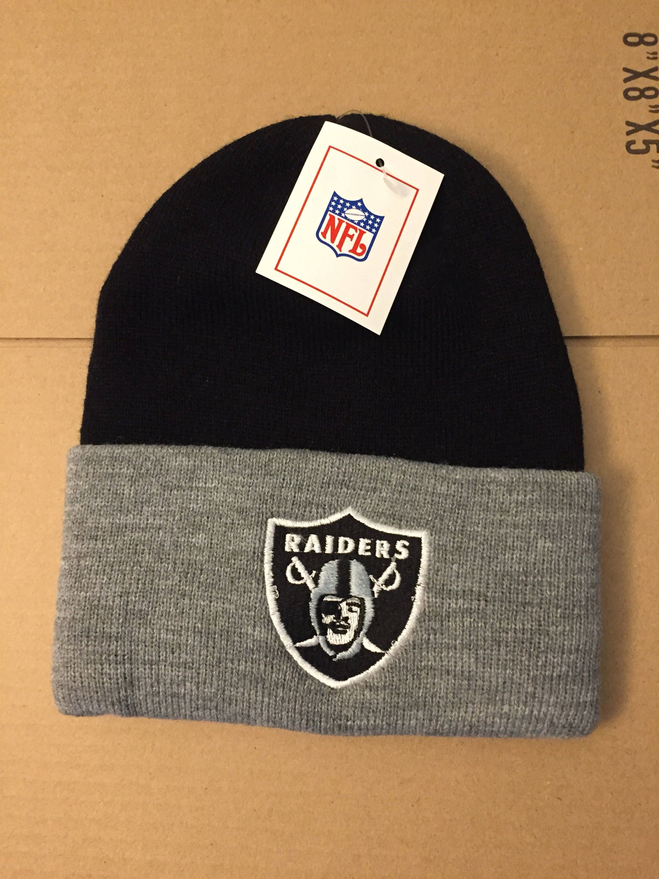 los angeles raiders beanie