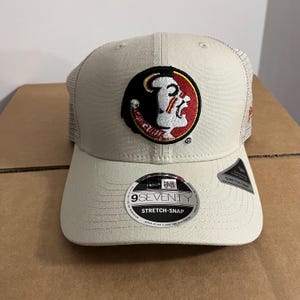 NWT FSU snapback trucker hat Florida state university seminoles noles