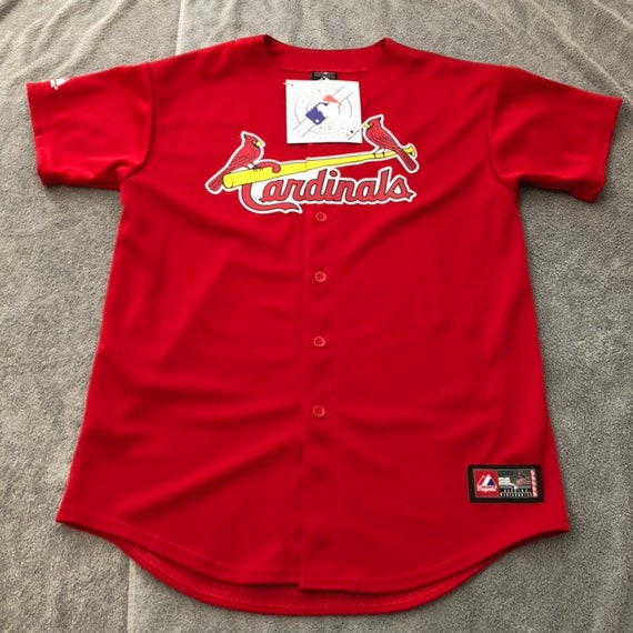 cardinals button up jersey