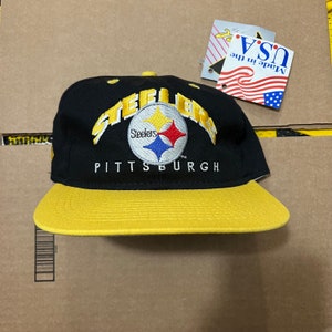 NWT vintage pittsburgh steelers snapback hat cap 90s football super bowl nfl